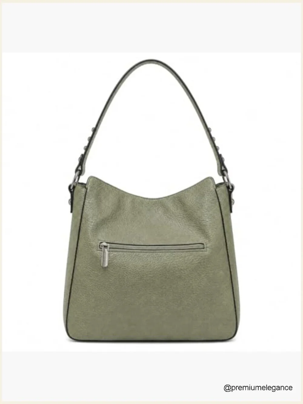 PU Leather Hobo Crossbody Purse with Detachable Strap